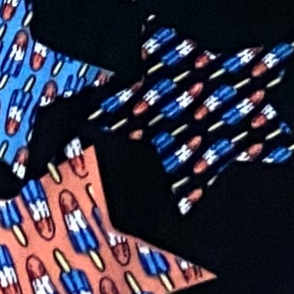 LuLaRoe leggings BOMB POP 4th July stars popsicles OS New - Picture 2 of 2